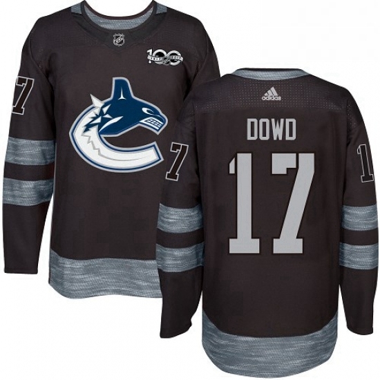 Mens Adidas Vancouver Canucks 17 Nic Dowd Premier Black 1917 2017 100th Anniversary NHL Jersey Mens Adidas Vancouver Canucks 17 Nic Dowd Premier Black 1917 2017 100th Anniversary NHL Jersey