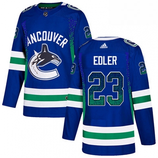 Mens Adidas Vancouver Canucks 23 Alexander Edler Authentic Blue Drift Fashion NHL Jersey Mens Adidas Vancouver Canucks 23 Alexander Edler Authentic Blue Drift Fashion NHL Jersey