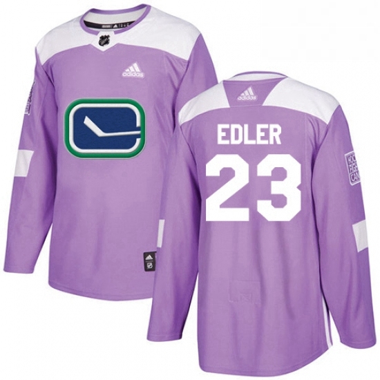 Mens Adidas Vancouver Canucks 23 Alexander Edler Authentic Purple Fights Cancer Practice NHL Jersey Mens Adidas Vancouver Canucks 23 Alexander Edler Authentic Purple Fights Cancer Practice NHL Jersey