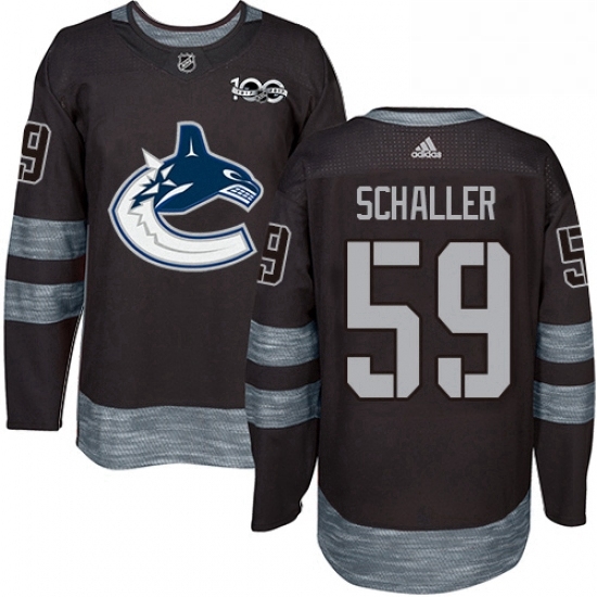 Mens Adidas Vancouver Canucks 59 Tim Schaller Authentic Black 1917 2017 100th Anniversary NHL Jersey Mens Adidas Vancouver Canucks 59 Tim Schaller Authentic Black 1917 2017 100th Anniversary NHL Jersey