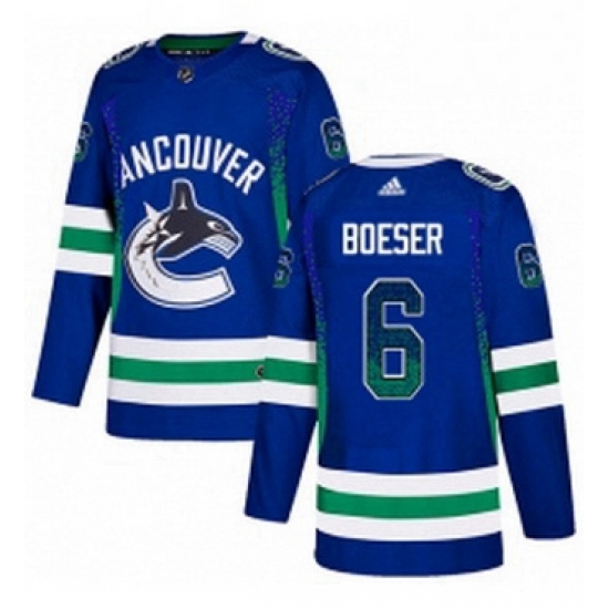 Mens Adidas Vancouver Canucks 6 Brock Boeser Authentic Blue Drift Fashion NHL Jersey Mens Adidas Vancouver Canucks 6 Brock Boeser Authentic Blue Drift Fashion NHL Jersey