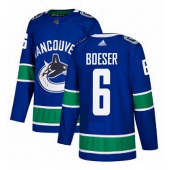 Mens Adidas Vancouver Canucks 6 Brock Boeser Authentic Blue Home NHL Jersey Mens Adidas Vancouver Canucks 6 Brock Boeser Authentic Blue Home NHL Jersey
