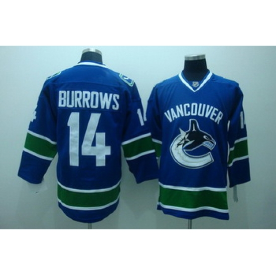 Vancouver Canucks 14 Burrows blue Jerseys Vancouver Canucks 14 Burrows blue Jerseys