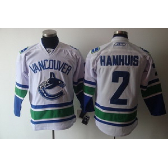 Vancouver Canucks 2 Dan Hamhuis White Jerseys Vancouver Canucks 2 Dan Hamhuis White Jerseys