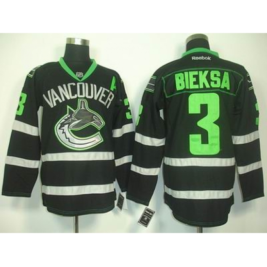 Vancouver Canucks 3# Kevin Bieksa Black ice Jersey Vancouver Canucks 3# Kevin Bieksa Black ice Jersey