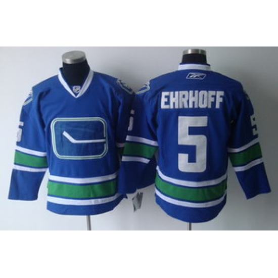 Vancouver Canucks 5 Ehrhoff White Jerseys 3RD Vancouver Canucks 5 Ehrhoff White Jerseys 3RD