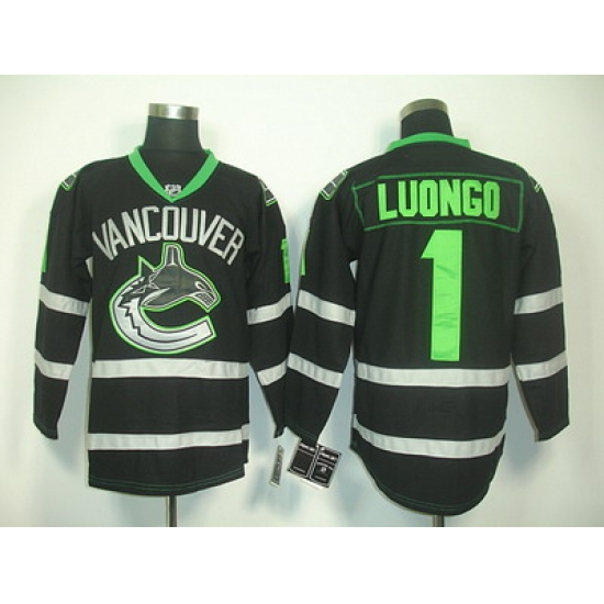 nhl vancouver canucks #1 luongo black Jersey nhl vancouver canucks #1 luongo black Jersey