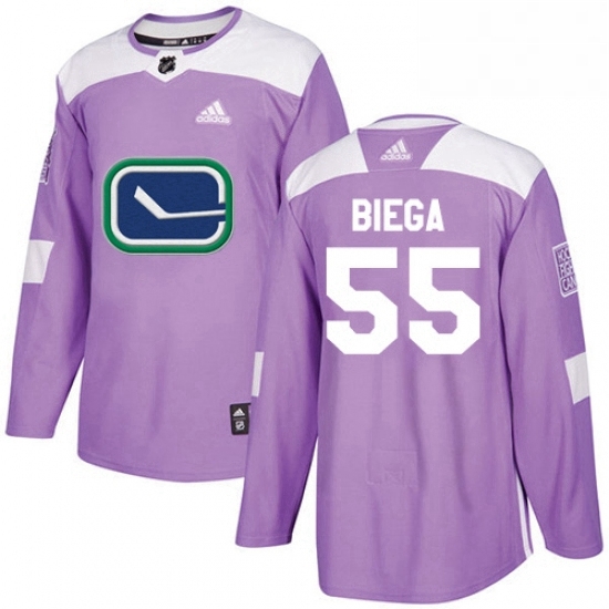 Youth Adidas Vancouver Canucks 55 Alex Biega Authentic Purple Fights Cancer Practice NHL Jersey Youth Adidas Vancouver Canucks 55 Alex Biega Authentic Purple Fights Cancer Practice NHL Jersey