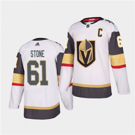 Golden Knights 61 Mark Stone 2021 Captain White Jersey Golden Knights 61 Mark Stone 2021 Captain White Jersey