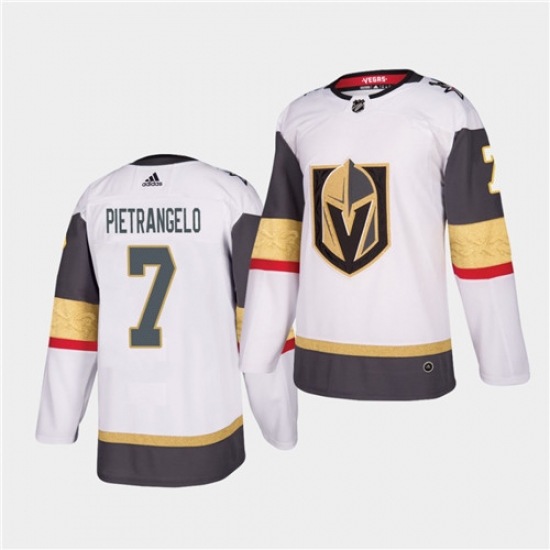 Golden Knights 7 Alex Pietrangelo 2020 21 Away Player White Jersey Golden Knights 7 Alex Pietrangelo 2020 21 Away Player White Jersey