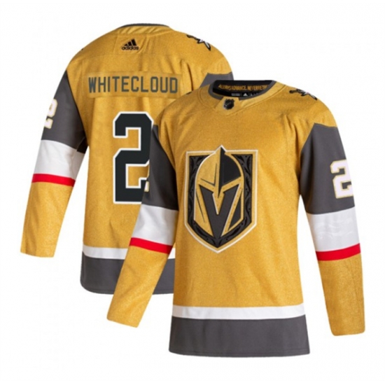 Men Vegas Golden Knights 2 Zach Whitecloud Gold Stitched Jersey Men Vegas Golden Knights 2 Zach Whitecloud Gold Stitched Jersey