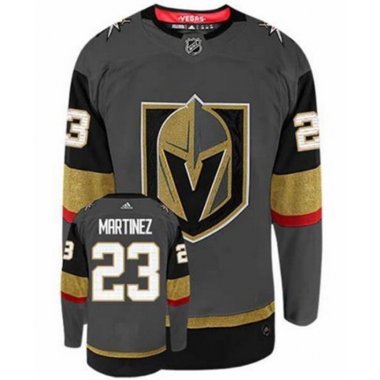 Men Vegas Golden Knights 23 Alec Martinez Gray Adidas Jersey Men Vegas Golden Knights 23 Alec Martinez Gray Adidas Jersey