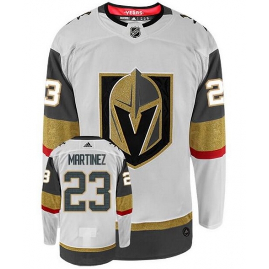 Men Vegas Golden Knights 23 Alec Martinez White Adidas Jersey Men Vegas Golden Knights 23 Alec Martinez White Adidas Jersey