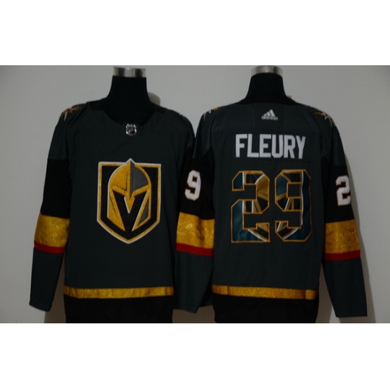 Men Vegas Golden Knights 29 Marc Andre Fleury Gray Adidas Fashion Jersey Men Vegas Golden Knights 29 Marc Andre Fleury Gray Adidas Fashion Jersey