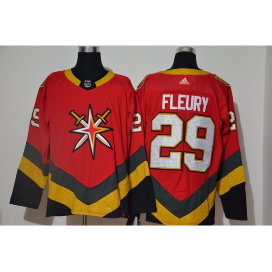 Men Vegas Golden Knights 29 Marc Andre Fleury Red 2020 21 Reverse Retro Adidas Jersey Men Vegas Golden Knights 29 Marc Andre Fleury Red 2020 21 Reverse Retro Adidas Jersey