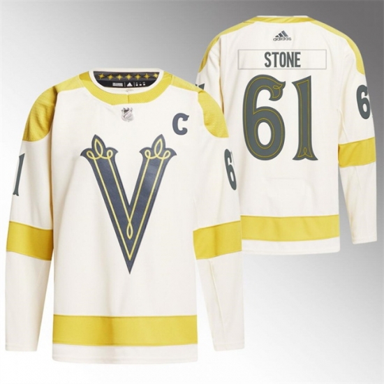 Men Vegas Golden Knights 61 Mark Stone Cream 2024 Winter Classic Breakaway Stitched Jersey Men Vegas Golden Knights 61 Mark Stone Cream 2024 Winter Classic Breakaway Stitched Jersey