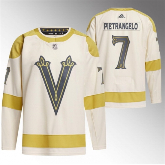 Men Vegas Golden Knights 7 Alex Pietrangelo Cream 2024 Winter Classic Breakaway Stitched Jersey Men Vegas Golden Knights 7 Alex Pietrangelo Cream 2024 Winter Classic Breakaway Stitched Jersey
