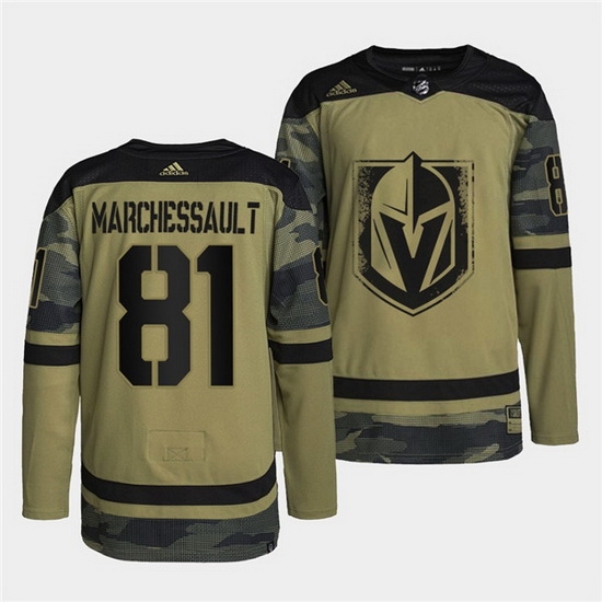 Men Vegas Golden Knights 81 Jonathan Marchessault 2022 Camo Military Appreciation Night Stitched jersey Men Vegas Golden Knights 81 Jonathan Marchessault 2022 Camo Military Appreciation Night Stitched jersey