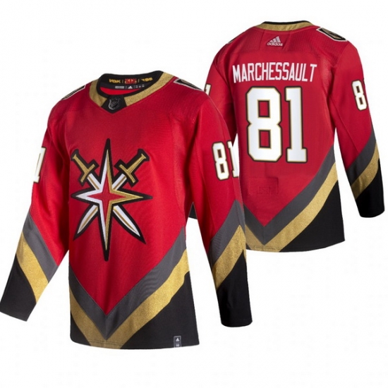 Men Vegas Golden Knights 81 Jonathan Marchessault Red Adidas 2020 21 Reverse Retro Alternate NHL Jersey Men Vegas Golden Knights 81 Jonathan Marchessault Red Adidas 2020 21 Reverse Retro Alternate NHL Jersey