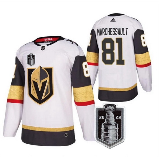 Men Vegas Golden Knights 81 Jonathan Marchessault White 2023 Stanley Cup Final Stitched Jersey Men Vegas Golden Knights 81 Jonathan Marchessault White 2023 Stanley Cup Final Stitched Jersey