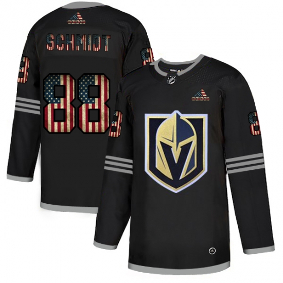 Men Vegas Golden Knights 88 Nate Schmidt Black USA Flag Fashion Adidas Jersey Men Vegas Golden Knights 88 Nate Schmidt Black USA Flag Fashion Adidas Jersey