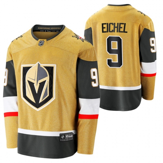 Men Vegas Golden Knights 9 Jack Eichel Alternate Gold Authentic Player NHL Jersey Men Vegas Golden Knights 9 Jack Eichel Alternate Gold Authentic Player NHL Jersey