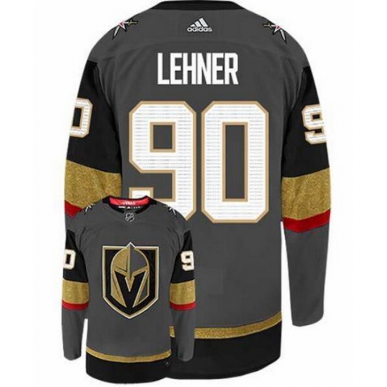 Men Vegas Golden Knights 90 Robin Lehner Gray Adidas Jersey Men Vegas Golden Knights 90 Robin Lehner Gray Adidas Jersey