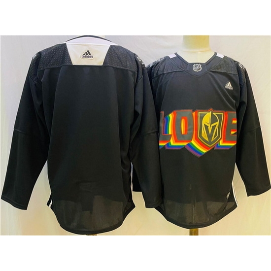 Men Vegas Golden Knights Blank 2022 Black Pride Night Stitched Jersey Men Vegas Golden Knights Blank 2022 Black Pride Night Stitched Jersey
