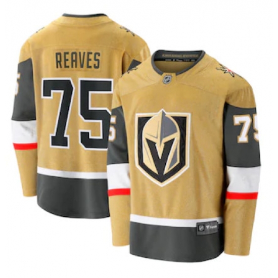 Men Vegas Golden Knights Ryan Reaves Fanatics Branded Gold 2020 21 Alternate Premier Breakaway Player Jersey Men Vegas Golden Knights Ryan Reaves Fanatics Branded Gold 2020 21 Alternate Premier Breakaway Player Jersey