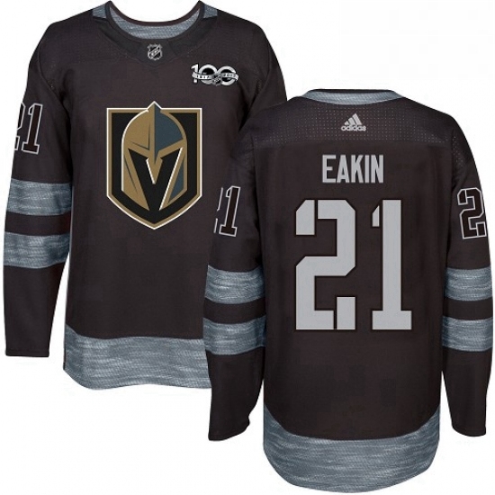Mens Adidas Vegas Golden Knights 21 Cody Eakin Authentic Black 1917 2017 100th Anniversary NHL Jersey Mens Adidas Vegas Golden Knights 21 Cody Eakin Authentic Black 1917 2017 100th Anniversary NHL Jersey