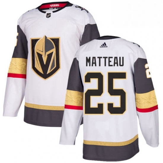 Mens Adidas Vegas Golden Knights 25 Stefan Matteau Authentic White Away NHL Jersey Mens Adidas Vegas Golden Knights 25 Stefan Matteau Authentic White Away NHL Jersey