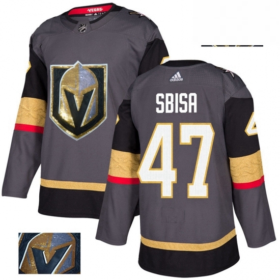Mens Adidas Vegas Golden Knights 47 Luca Sbisa Authentic Gray Fashion Gold NHL Jersey Mens Adidas Vegas Golden Knights 47 Luca Sbisa Authentic Gray Fashion Gold NHL Jersey