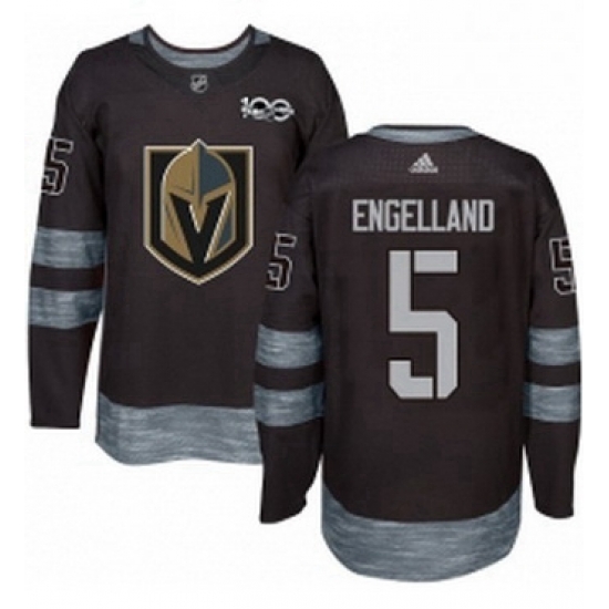 Mens Adidas Vegas Golden Knights 5 Deryk Engelland Authentic Black 1917 2017 100th Anniversary NHL Jersey Mens Adidas Vegas Golden Knights 5 Deryk Engelland Authentic Black 1917 2017 100th Anniversary NHL Jersey
