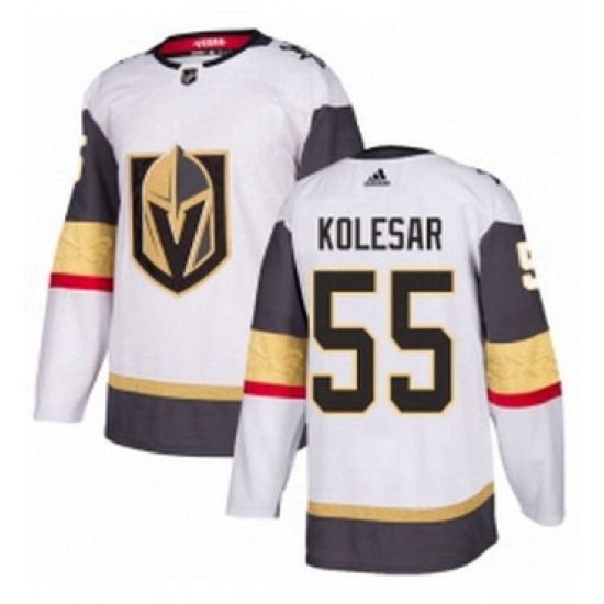 Mens Adidas Vegas Golden Knights 55 Keegan Kolesar Authentic White Away NHL Jersey Mens Adidas Vegas Golden Knights 55 Keegan Kolesar Authentic White Away NHL Jersey