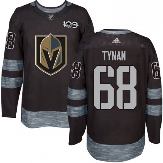 Mens Adidas Vegas Golden Knights 68 TJ Tynan Authentic Black 1917 2017 100th Anniversary NHL Jersey Mens Adidas Vegas Golden Knights 68 TJ Tynan Authentic Black 1917 2017 100th Anniversary NHL Jersey