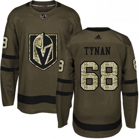 Mens Adidas Vegas Golden Knights 68 TJ Tynan Authentic Green Salute to Service NHL Jersey Mens Adidas Vegas Golden Knights 68 TJ Tynan Authentic Green Salute to Service NHL Jersey