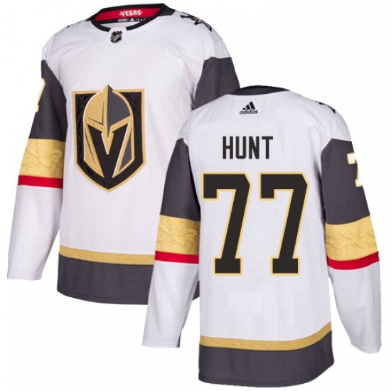 Mens Adidas Vegas Golden Knights 77 Brad Hunt Authentic White Away NHL Jersey Mens Adidas Vegas Golden Knights 77 Brad Hunt Authentic White Away NHL Jersey