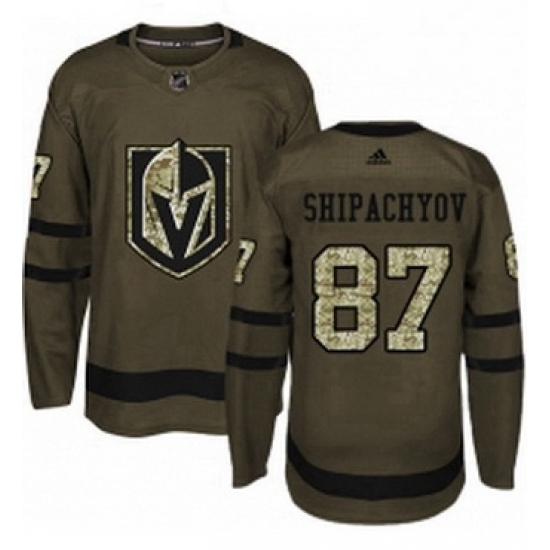 Mens Adidas Vegas Golden Knights 87 Vadim Shipachyov Authentic Green Salute to Service NHL Jersey Mens Adidas Vegas Golden Knights 87 Vadim Shipachyov Authentic Green Salute to Service NHL Jersey