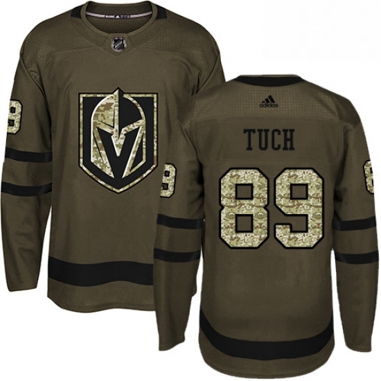 Mens Adidas Vegas Golden Knights 89 Alex Tuch Authentic Green Salute to Service NHL Jersey Mens Adidas Vegas Golden Knights 89 Alex Tuch Authentic Green Salute to Service NHL Jersey