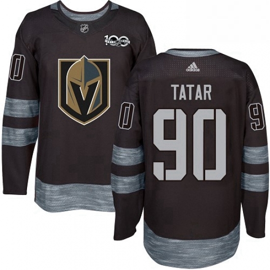 Mens Adidas Vegas Golden Knights 90 Tomas Tatar Authentic Black 1917 2017 100th Anniversary NHL Jersey Mens Adidas Vegas Golden Knights 90 Tomas Tatar Authentic Black 1917 2017 100th Anniversary NHL Jersey