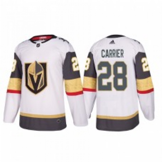 Vegas Golden Knights 28 William Carrier White Jersey Vegas Golden Knights 28 William Carrier White Jersey