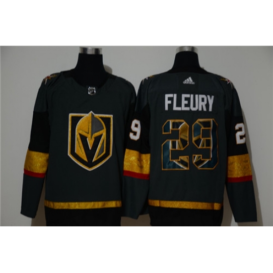 Vegas Golden Knights 29 Marc Andre Fleury Gray Adidas Fashion Jersey Vegas Golden Knights 29 Marc Andre Fleury Gray Adidas Fashion Jersey