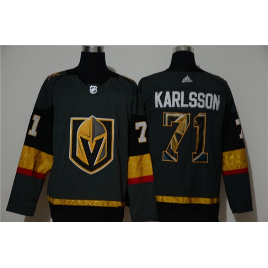 Vegas Golden Knights 71 William Karlsson Gray Adidas Fashion Jersey Vegas Golden Knights 71 William Karlsson Gray Adidas Fashion Jersey