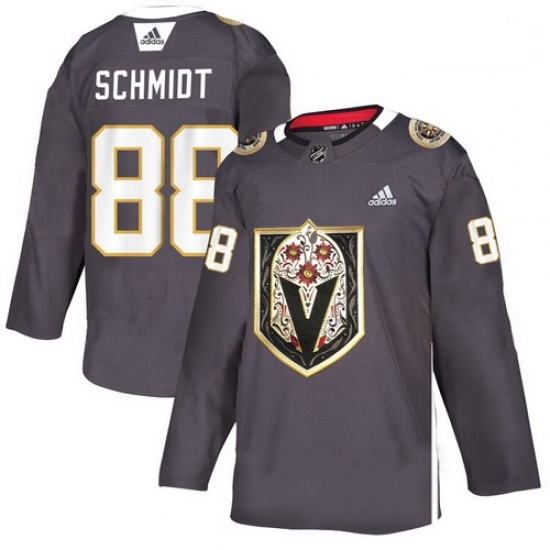 Vegas Golden Knights 88 Nate Schmidt Gray Dia De Los Muertos Adidas Jersey Vegas Golden Knights 88 Nate Schmidt Gray Dia De Los Muertos Adidas Jersey