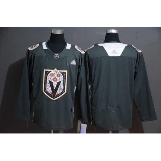 Vegas Golden Knights Blank Gray Dia De Los Muertos Adidas Jersey Vegas Golden Knights Blank Gray Dia De Los Muertos Adidas Jersey