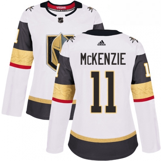 Womens Adidas Vegas Golden Knights 11 Curtis McKenzie Authentic White Away NHL Jersey Womens Adidas Vegas Golden Knights 11 Curtis McKenzie Authentic White Away NHL Jersey