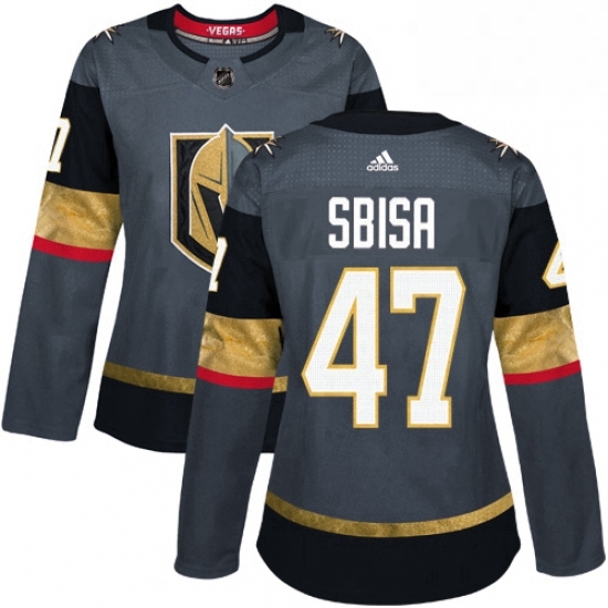 Womens Adidas Vegas Golden Knights 47 Luca Sbisa Authentic Gray Home NHL Jersey Womens Adidas Vegas Golden Knights 47 Luca Sbisa Authentic Gray Home NHL Jersey