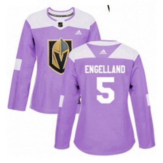 Womens Adidas Vegas Golden Knights 5 Deryk Engelland Authentic Purple Fights Cancer Practice NHL Jersey Womens Adidas Vegas Golden Knights 5 Deryk Engelland Authentic Purple Fights Cancer Practice NHL Jersey