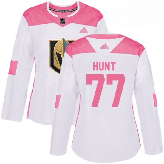 Womens Adidas Vegas Golden Knights 77 Brad Hunt Authentic WhitePink Fashion NHL Jersey Womens Adidas Vegas Golden Knights 77 Brad Hunt Authentic WhitePink Fashion NHL Jersey