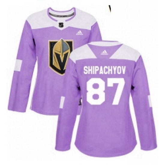 Womens Adidas Vegas Golden Knights 87 Vadim Shipachyov Authentic Purple Fights Cancer Practice NHL Jersey Womens Adidas Vegas Golden Knights 87 Vadim Shipachyov Authentic Purple Fights Cancer Practice NHL Jersey